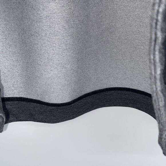 Athleta Dress Size XS‎ Gray Black Color-block OMEGA Long Sleeve Bodycon Knit - Picture 8 of 14